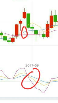 股票的三条线分别代表什么颜色