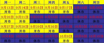 国庆节股票市场交易时间（国庆节股票交易时间安排） 第1张