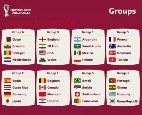 世界杯2022抽签32强分组