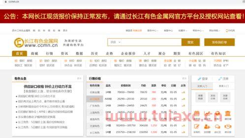 长江有色金属网价格百度网盘（长江有色金属网均价） 第1张