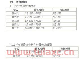 2022期货从业资格证考试时间表和科目（2021期货从业资格考试考试时间） 第1张
