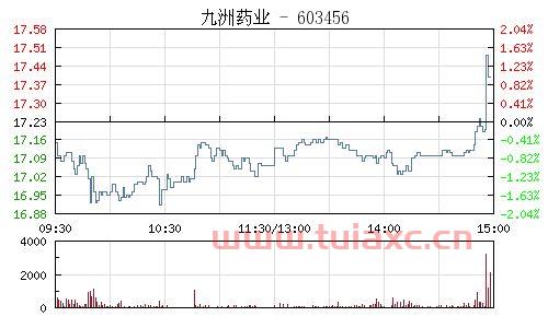 603456九洲药业