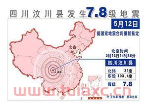 2008年文川大地震是多少级地震