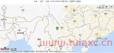 今晚22点32分楚雄几级地震