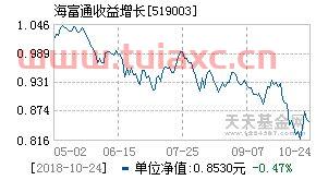 海富通回报基金净值