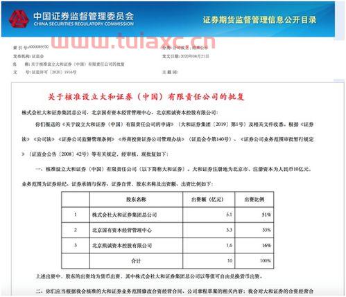 日本有多少家证券公司在中国有业务