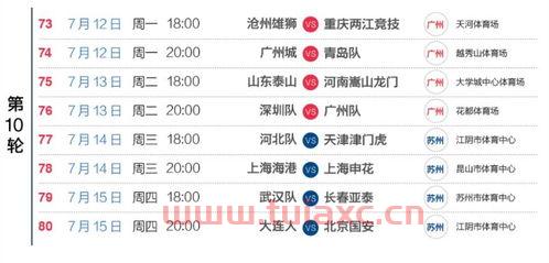 中超联赛2021赛程表苏州赛区